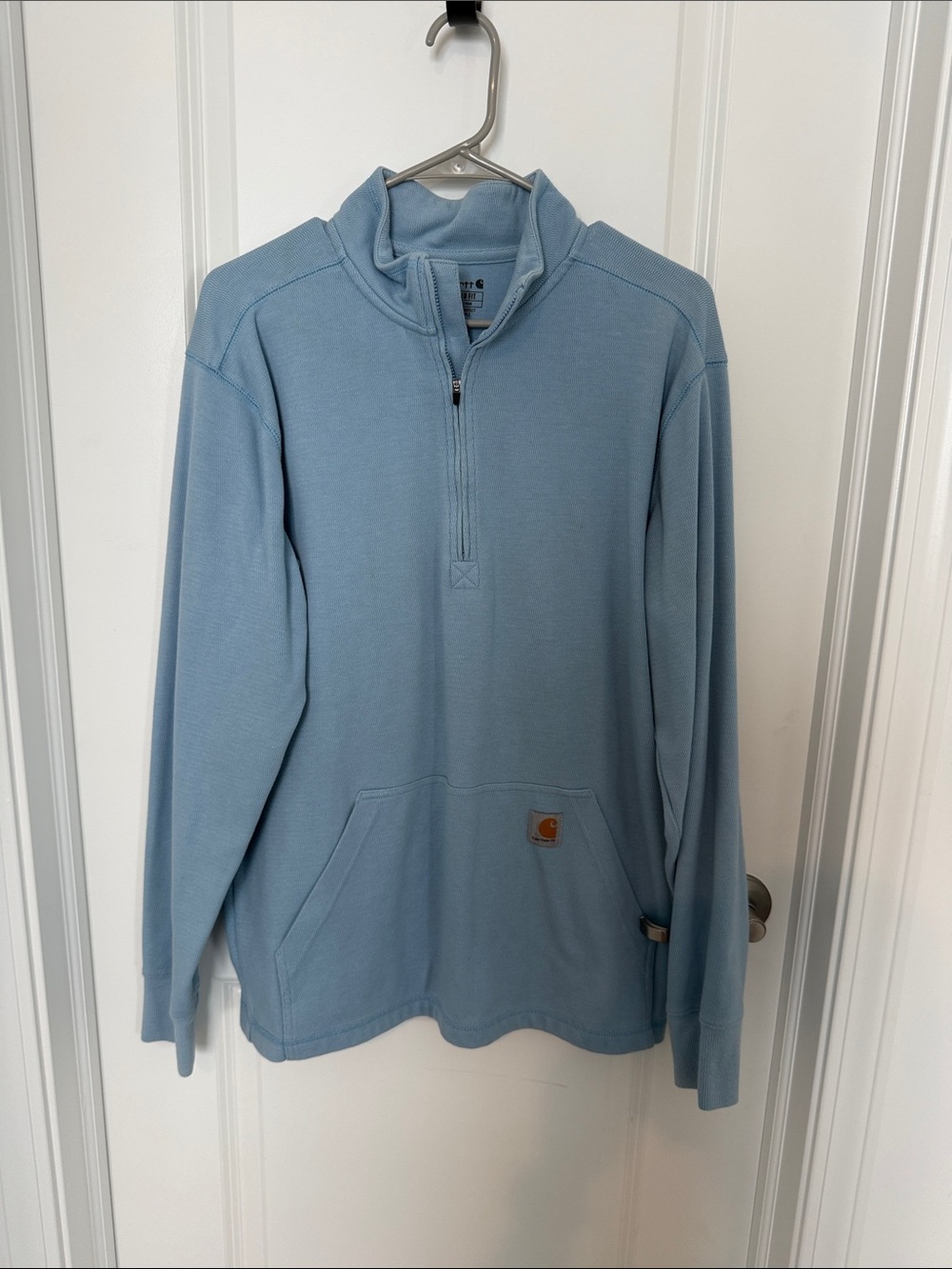 Carhartt Sky Blue Quarter-Zip Pullover